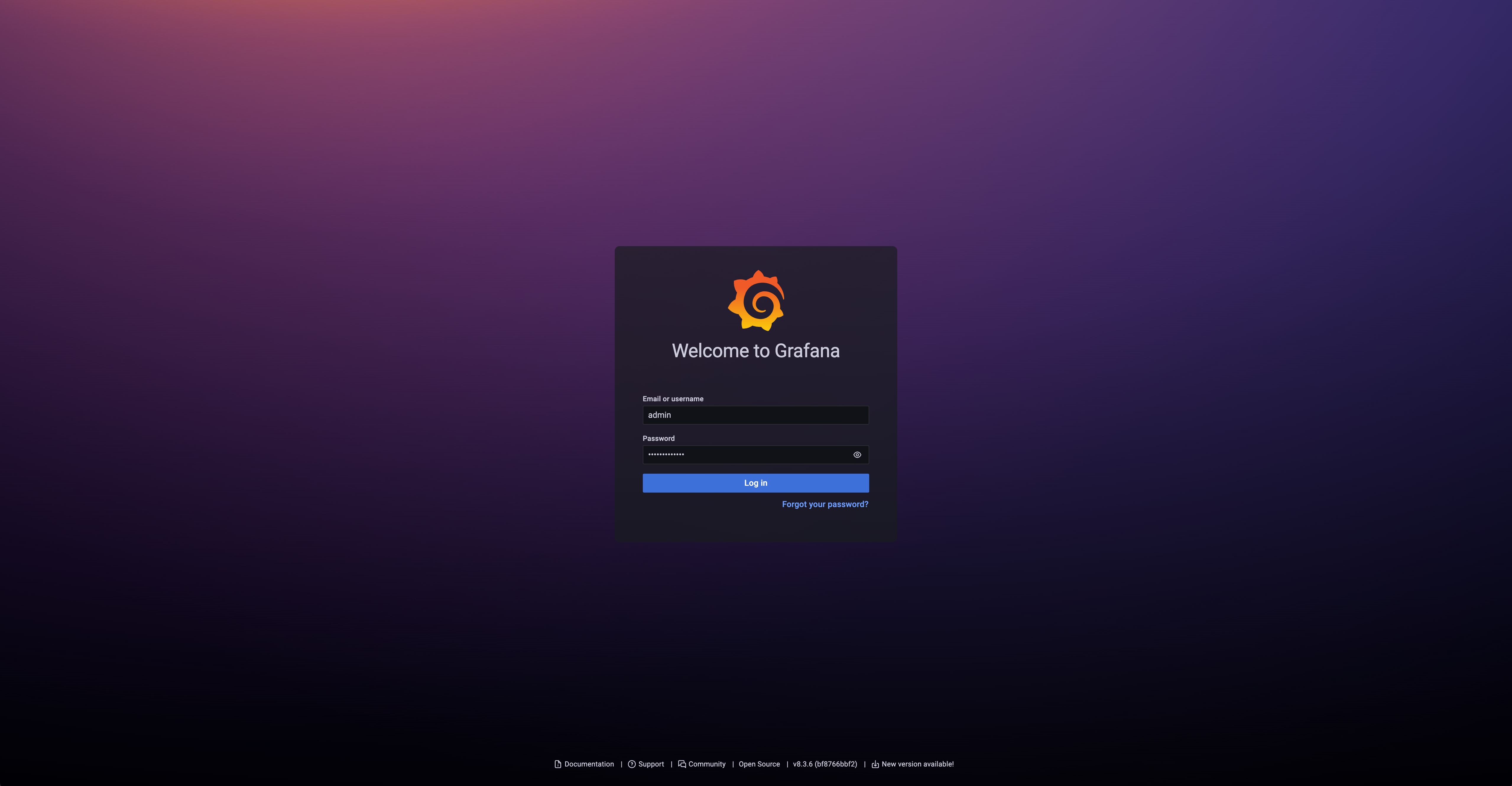 grafana-login